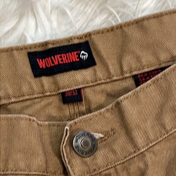 Wolverine Carpenter Pants Hammer Loop Light Brown Tan Casual Style Men’s 38x31 - Picture 2 of 11